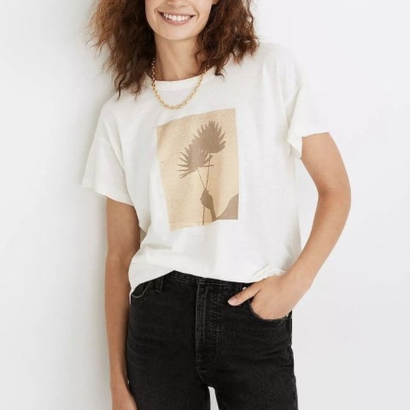 Madewell  Light House Sorrel Ikebana Fiore Club Tee  Shirt Size XXS Soft - Picture 1 of 8